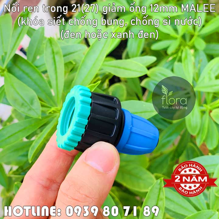 Nối ren trong 21 27 nối ống 12ly Malee