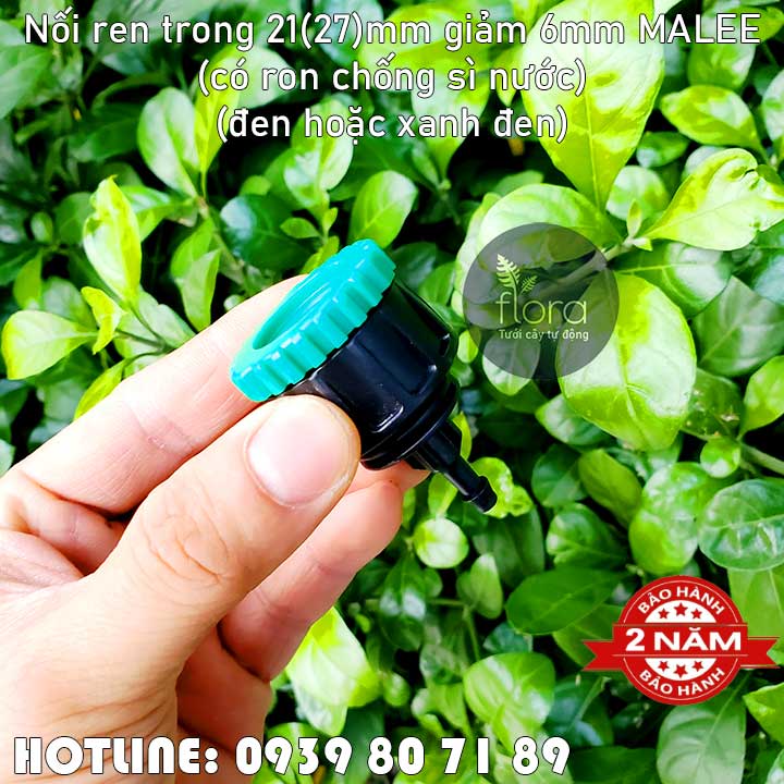 Nối ren trong 21 27 nối ống 6ly Malee