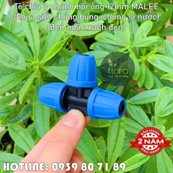 Tê chia 3 nối ống 12ly Malee