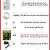 trọn bộ combo kit Bộ tưới cây nhỏ giọt tự động ban công không nguồn nước Flora FL-10