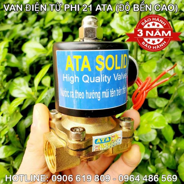 Van điện từ phi 21 ATA 220v, 24vdc