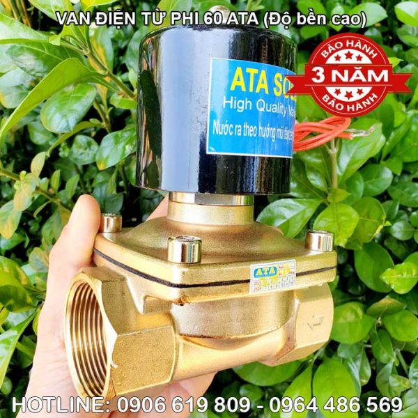 Van điện từ phi 60 ATA 220v 24vdc